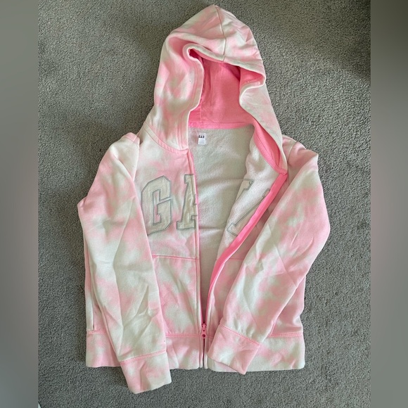 Kids GAP tie dye zip up hoodie - Picture 3 of 3